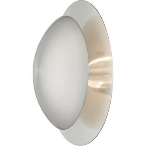 56571-91 2 Light Brushed Nickel Medium Semi-Flush/ Wall Sconce-Lighting LumensSemi Flush