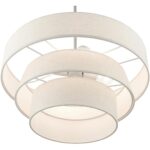 56724-91 4 Light Brushed Nickel Pendant Chandelier-Lighting LumensChandeliers