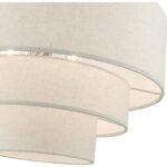 57484-91 4 Light Brushed Nickel Pendant Chandelier-Lighting LumensChandeliers