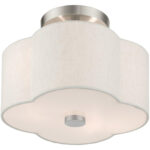 58061-91 2 Light Brushed Nickel Semi Flush-Lighting LumensSemi Flush