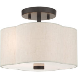 58061-92 2 Light English Bronze  Semi Flush-Lighting LumensSemi Flush