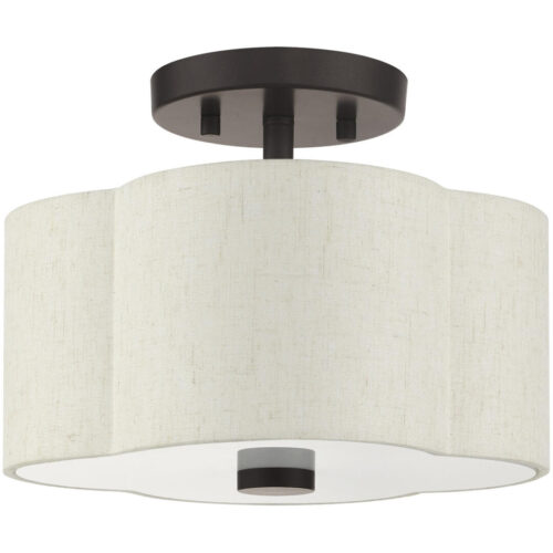 58061-92 2 Light English Bronze  Semi Flush-Lighting LumensSemi Flush