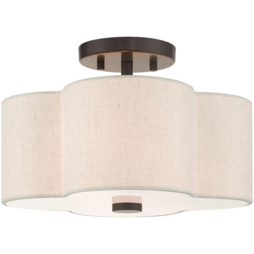 58062-92 2 Light English Bronze  Semi Flush-Lighting LumensSemi Flush