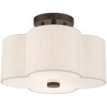 58062-92 2 Light English Bronze  Semi Flush-Lighting LumensSemi Flush