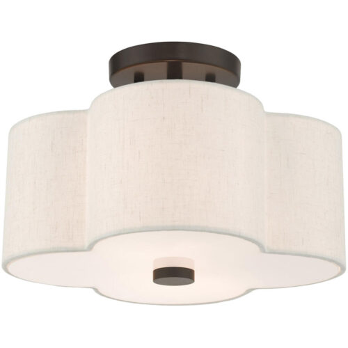 58062-92 2 Light English Bronze  Semi Flush-Lighting LumensSemi Flush