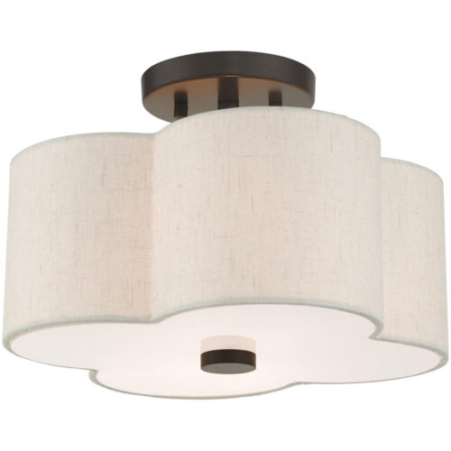 58062-92 2 Light English Bronze  Semi Flush-Lighting LumensSemi Flush