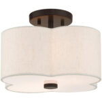 58062-92 2 Light English Bronze  Semi Flush-Lighting LumensSemi Flush