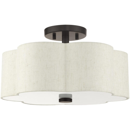 58063-92 3 Light English Bronze  Semi Flush-Lighting LumensSemi Flush