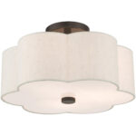 58063-92 3 Light English Bronze  Semi Flush-Lighting LumensSemi Flush