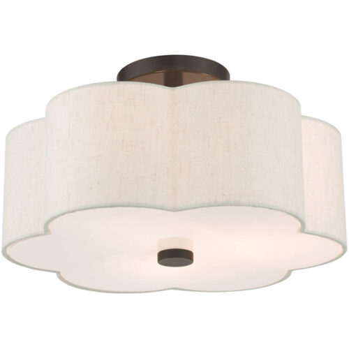 58063-92 3 Light English Bronze  Semi Flush-Lighting LumensSemi Flush