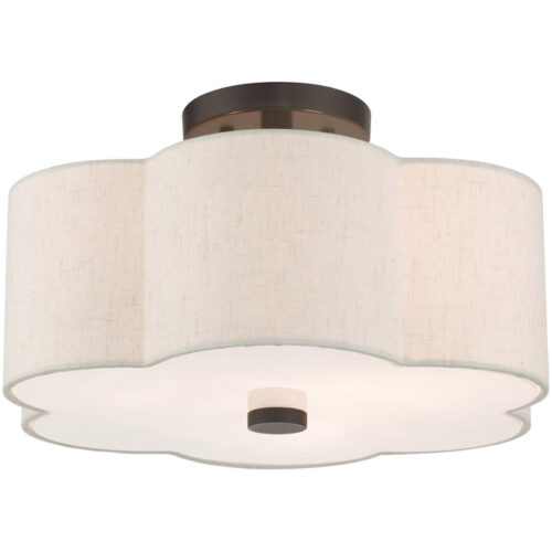 58063-92 3 Light English Bronze  Semi Flush-Lighting LumensSemi Flush