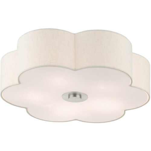 58068-91 5 Light Brushed Nickel Semi Flush-Lighting LumensSemi Flush