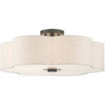 58068-92 5 Light English Bronze  Semi Flush-Lighting LumensSemi Flush