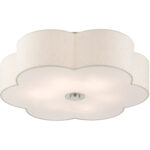 58069-91 6 Light Brushed Nickel Semi Flush-Lighting LumensSemi Flush