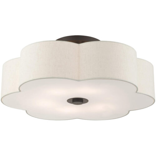 58069-92 6 Light English Bronze  Semi Flush-Lighting LumensSemi Flush