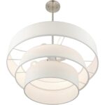 58134-91 4 Light Brushed Nickel Pendant Chandelier-Lighting LumensChandeliers