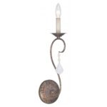 4.75 inch 1 Light Verona Bronze Wall Sconce with Steel base material-Lighting LumensWall Sconces