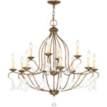 12 Light Verona Bronze Chandelier with Steel base material-Lighting LumensChandeliers