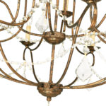 12 Light Verona Bronze Chandelier with Steel base material-Lighting LumensChandeliers