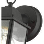 7506-14 1 Light Textured Black Outdoor Wall Lantern-Lighting LumensLantern