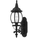 7520-14 1 Light Textured Black Outdoor Wall Lantern-Lighting LumensLantern