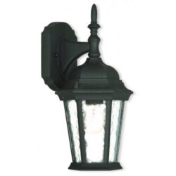 6 inch 1 Light TBK Outdoor Wall Lantern Pendant Lighting Fixture with Clear Water Glass Shade-Lighting LumensLantern