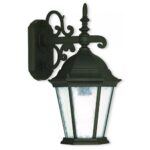 8 inch 1 Light TBK Outdoor Wall Lantern Pendant Lighting Fixture with Clear Water Glass Shade-Lighting LumensLantern