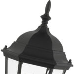 7563-14 3 Light Textured Black Outdoor Post Top Lantern-Lighting LumensLantern