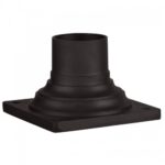 7586-07 Bronze Outdoor Pier Mount Adapter-Lighting LumensPier mount adapter