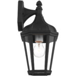 7 inch 1 Light TBK Outdoor Wall Lantern with Clear Glass Shade-Lighting LumensLantern