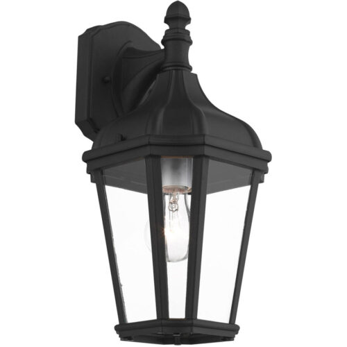 7 inch 1 Light TBK Outdoor Wall Lantern with Clear Glass Shade-Lighting LumensLantern