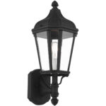 7 inch 1 Light TBK Outdoor Wall Lantern with Clear Glass Shade-Lighting LumensLantern