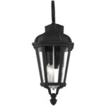 11 inch 3 Light TBK Outdoor Wall Lantern with Clear Glass Shade-Lighting LumensLantern