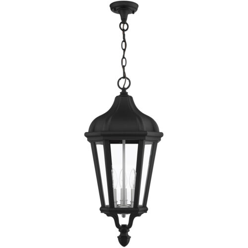 3 Light TBK Outdoor Pendant Lantern with Clear Glass Shade-Lighting LumensLantern