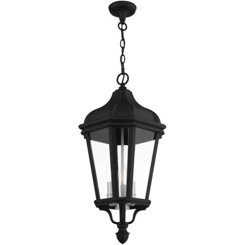 3 Light TBK Outdoor Pendant Lantern with Clear Glass Shade-Lighting LumensLantern