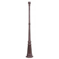 Imperial Bronze Outdoor Cast Aluminum Post with Cast Aluminum base material-Lighting LumensOutdoor Wall Lights