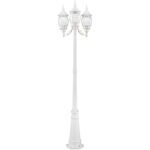 7710-13 3 Light Textured White Outdoor Post Light-Lighting LumensOutdoor Wall Lights