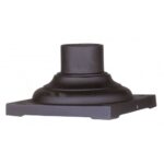 Bronze Outdoor Pier Mount Adaptors with Cast Aluminum base material-Lighting LumensPier mount adapter