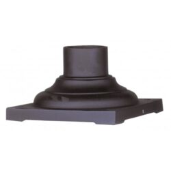 Bronze Outdoor Pier Mount Adaptors with Cast Aluminum base material-Lighting LumensPier mount adapter