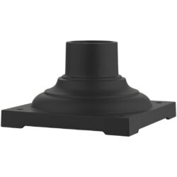 7715-14 Textured Black Pier Mount Adapter-Lighting LumensPier mount adapter