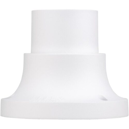 78212-13 Textured White Pier Mount Adapter-Lighting LumensPier mount adapter