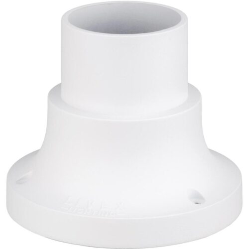 78212-13 Textured White Pier Mount Adapter-Lighting LumensPier mount adapter