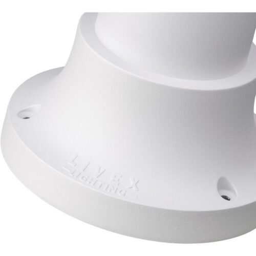 78212-13 Textured White Pier Mount Adapter-Lighting LumensPier mount adapter