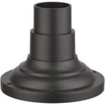 78216-07 Bronze Pier Mount Adapter-Lighting LumensPier mount adapter