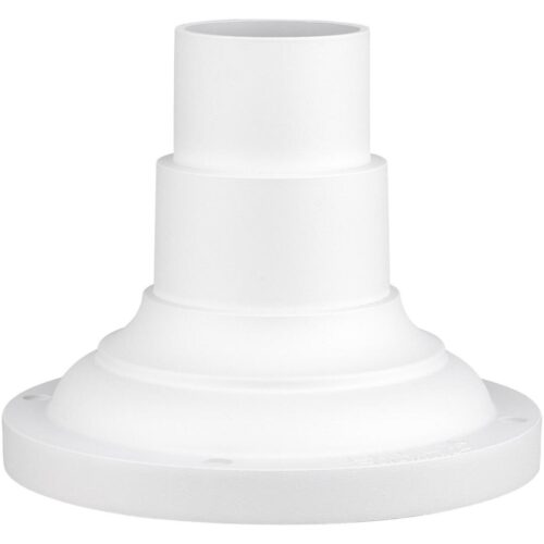 78216-13 Textured White Pier Mount Adapter-Lighting LumensPier mount adapter