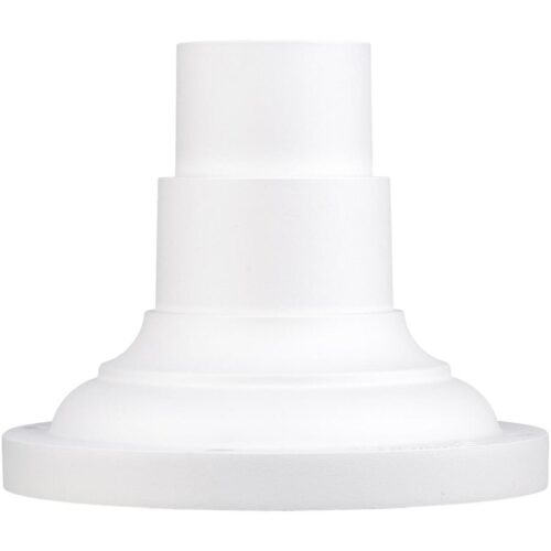 78216-13 Textured White Pier Mount Adapter-Lighting LumensPier mount adapter