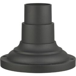 78216-14 Textured Black Pier Mount Adapter-Lighting LumensPier mount adapter