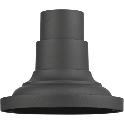 78216-14 Textured Black Pier Mount Adapter-Lighting LumensPier mount adapter