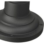 78216-14 Textured Black Pier Mount Adapter-Lighting LumensPier mount adapter