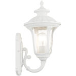 7850-13 1 Light Textured White Outdoor Wall Lantern-Lighting LumensLantern